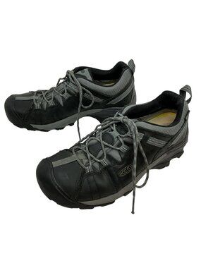 Keen Targhee ll Lowtop Waterproof Leather Hiking Shoes Mens 10 Black Gray